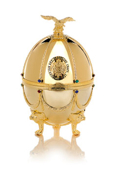 Carafe in Gold Faberge Egg